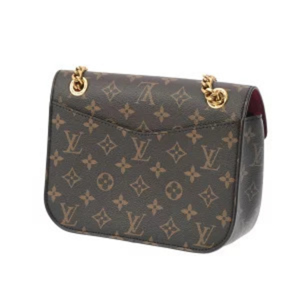 Louis Vuitton Brown Shoulder Chain Canvas Passy Bag Monogram